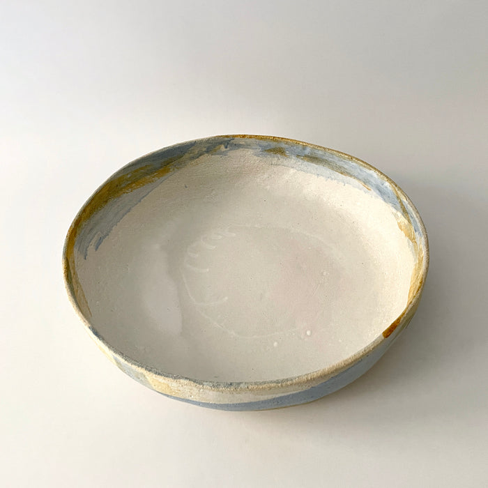 Large flat bowl