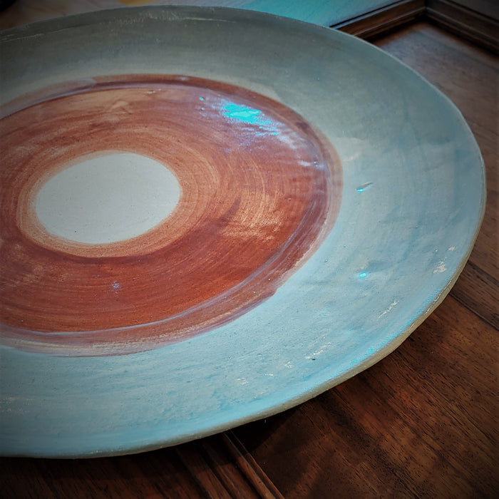 Platter with circles