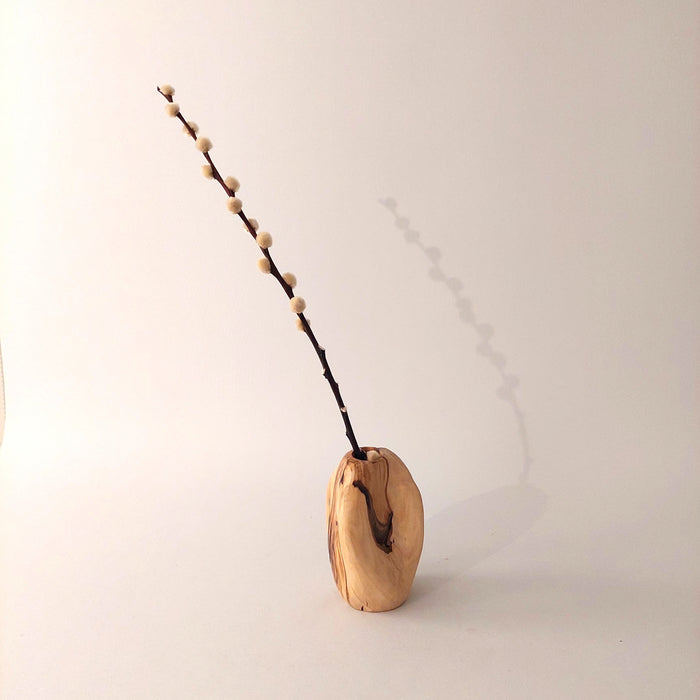 Olive Wood Vases / Candle Holders