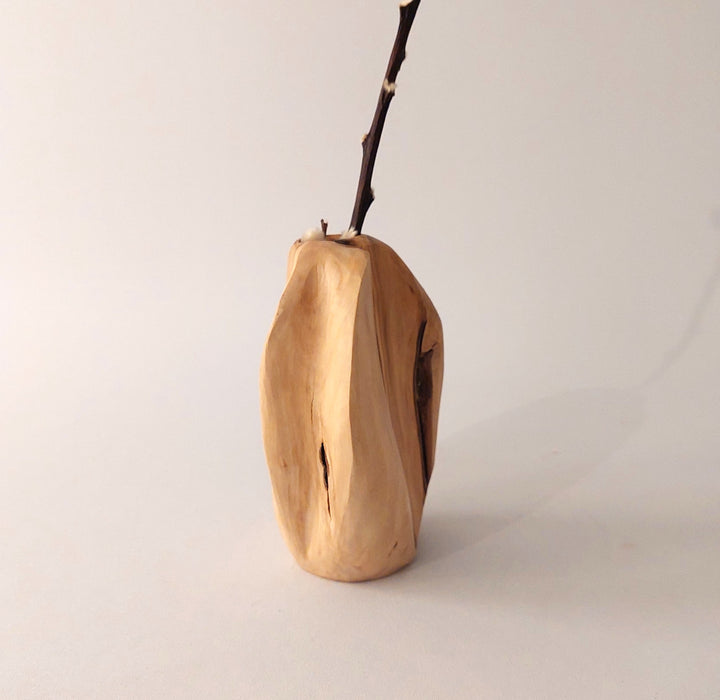 Olive Wood Vases / Candle Holders