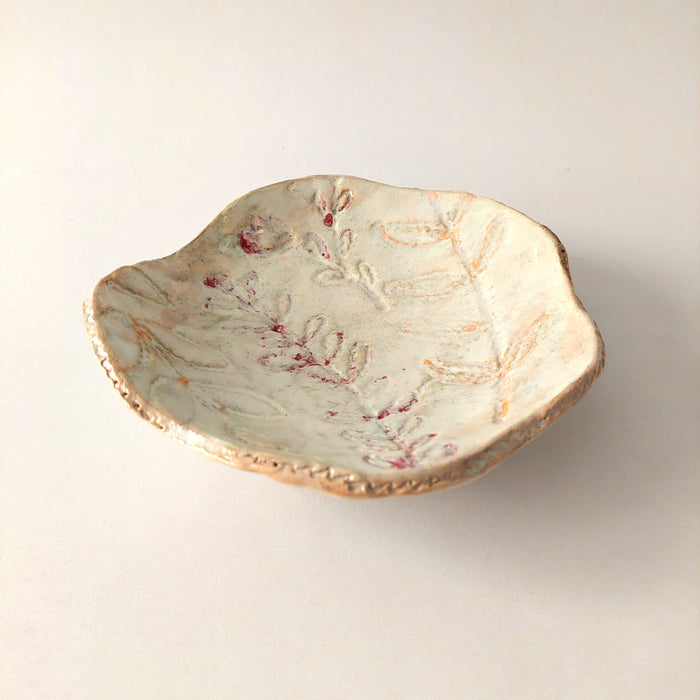 Ceramic Bowl with engraved designs