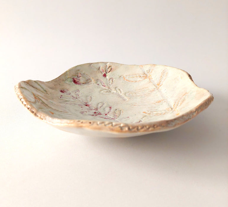 Ceramic Bowl with engraved designs
