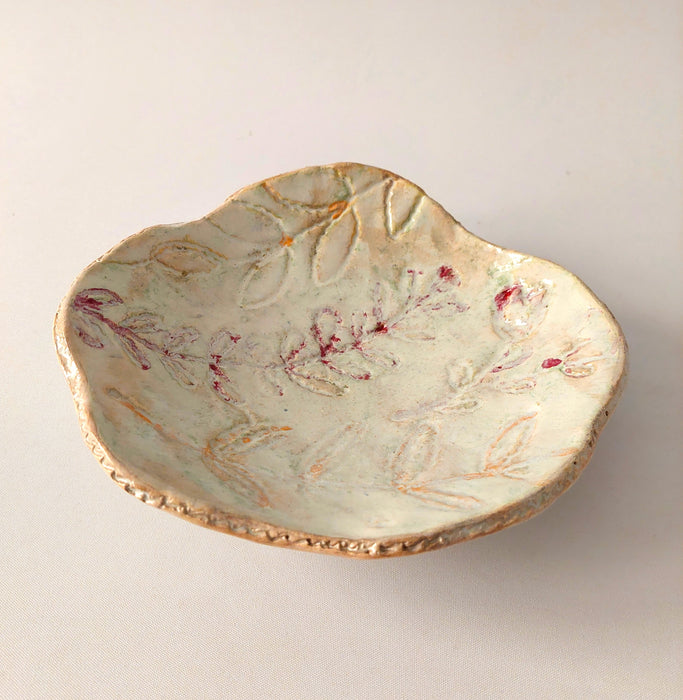 Ceramic Bowl with engraved designs