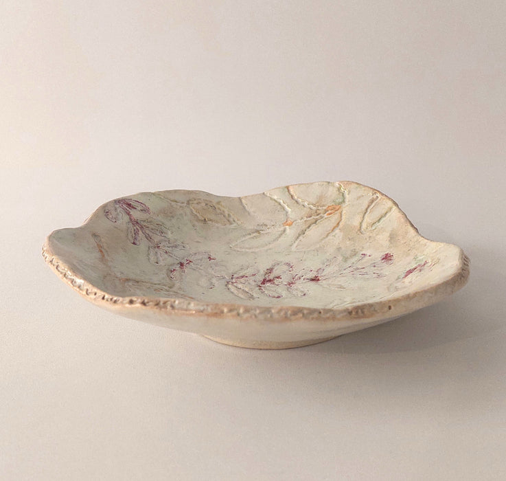Ceramic Bowl with engraved designs