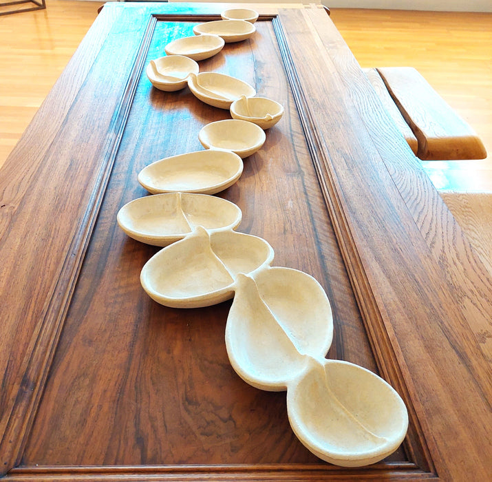 Modular ceramic platters system - Option A