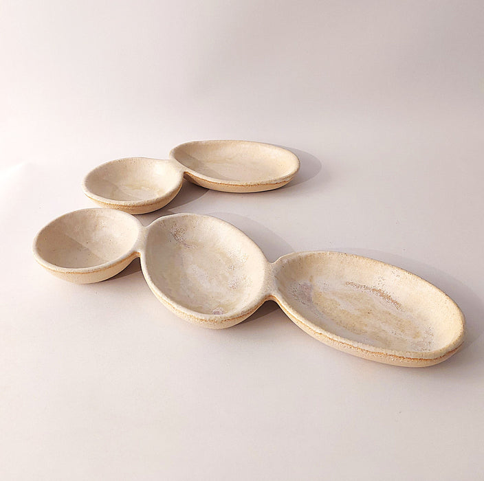 Modular ceramic platters system - Option A
