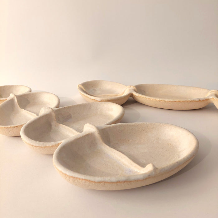 "Inner Bloom" ceramic platters - Option B