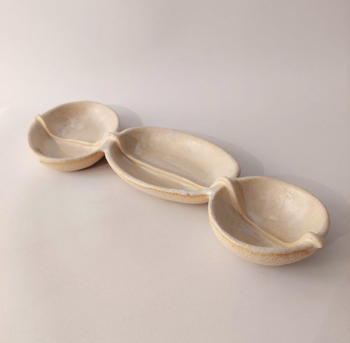 "Inner Bloom" ceramic platters - Option B