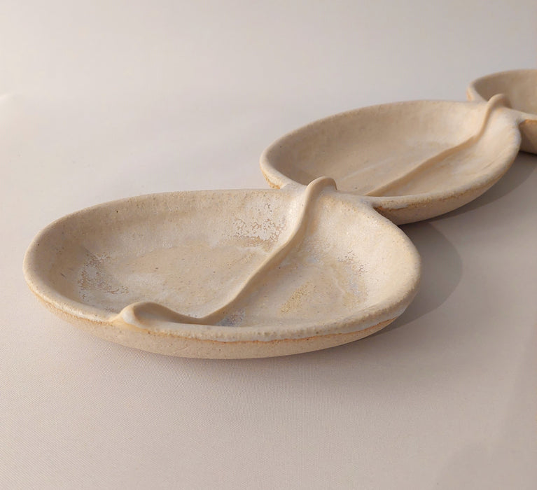 "Inner Bloom" ceramic platters - Option B