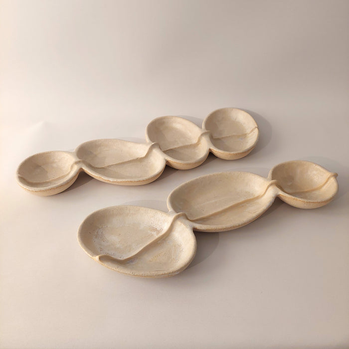 "Inner Bloom" ceramic platters - Option B