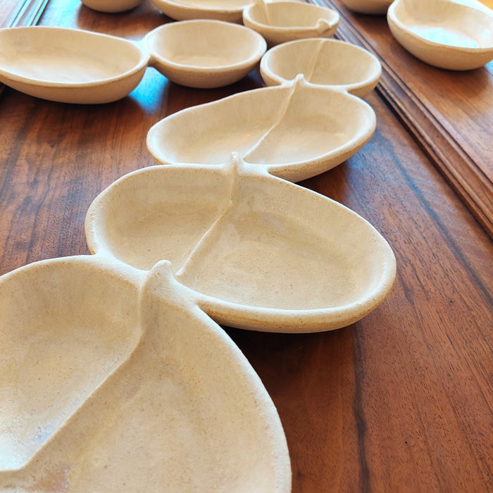 "Inner Bloom" ceramic platters - Option B