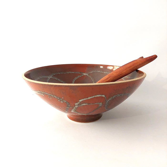 Terracotta salad bowl