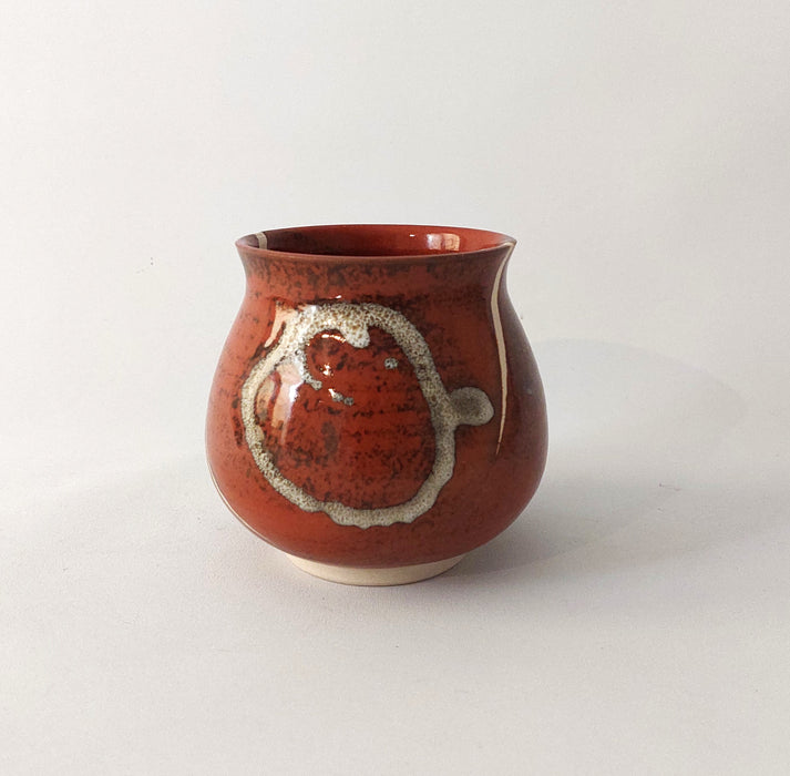 Small terracotta vase