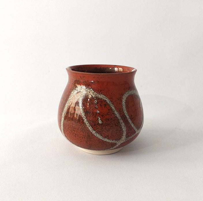 Small terracotta vase