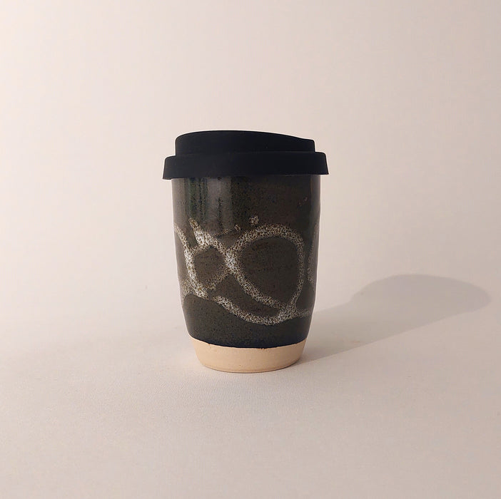 Travel Cups with swirls pattern