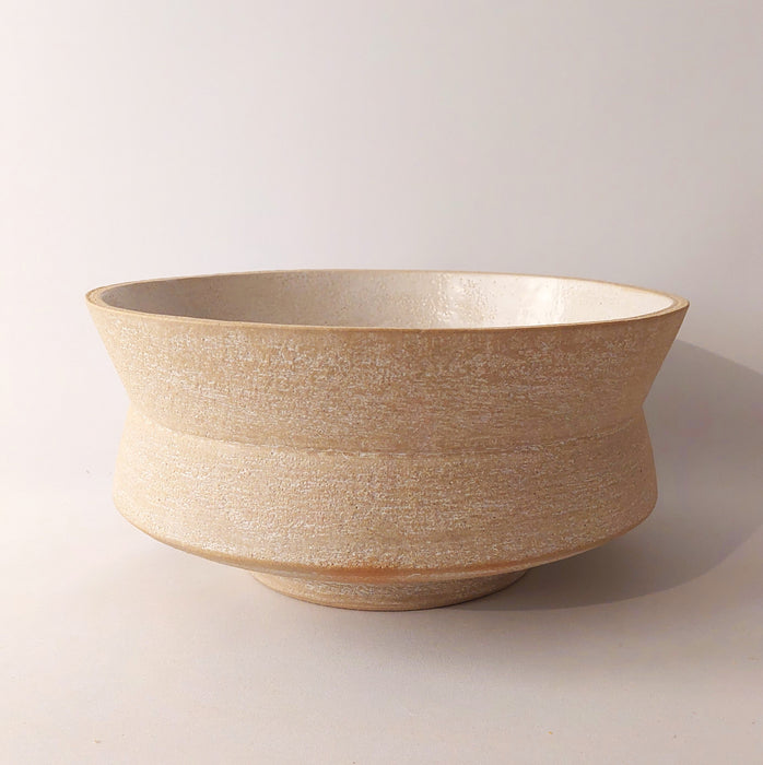 White ceramic salad bowl