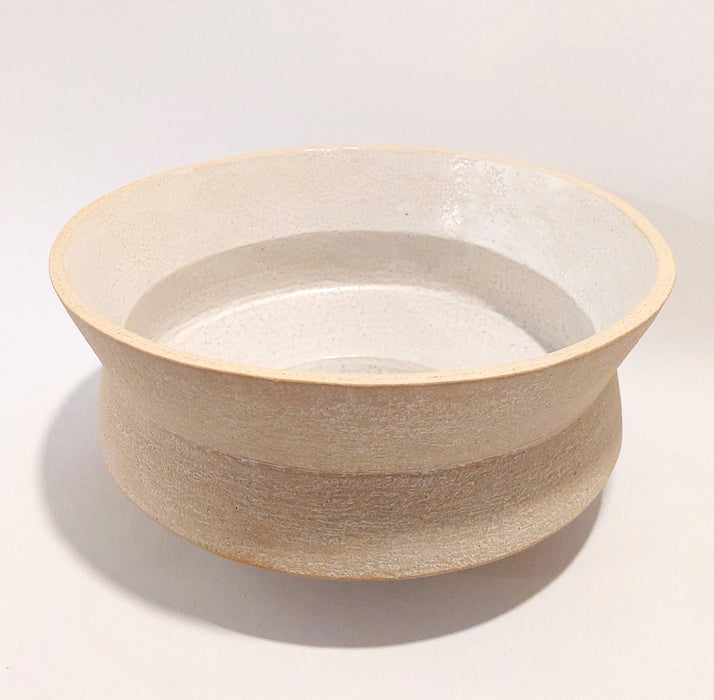 White ceramic salad bowl
