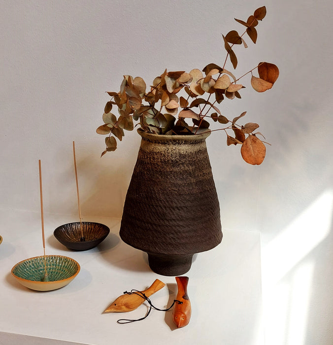 Brown Ceramic Vase