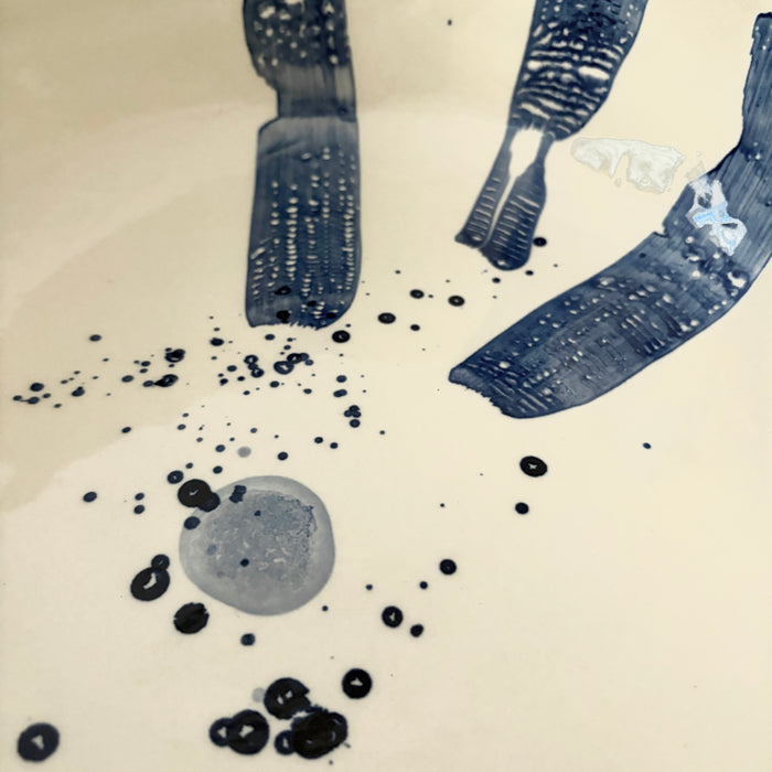 True Greek blue large serving bowl