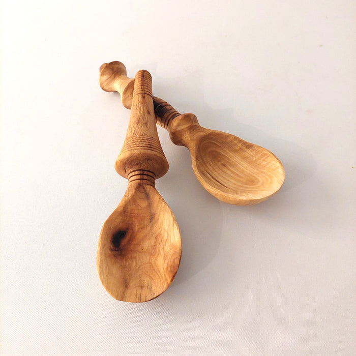 Olive Wood Serving Spoons / Small