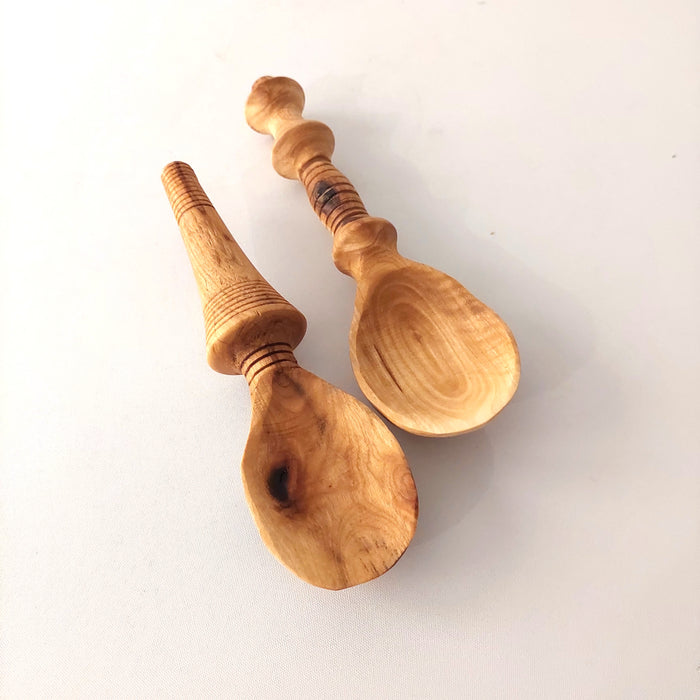 Olive Wood Serving Spoons / Small