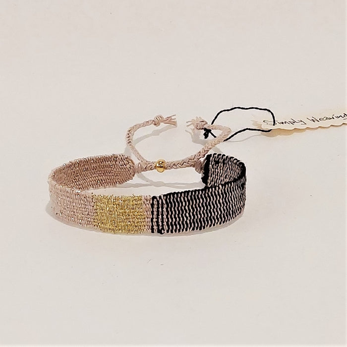 Bracelets in neutral hues